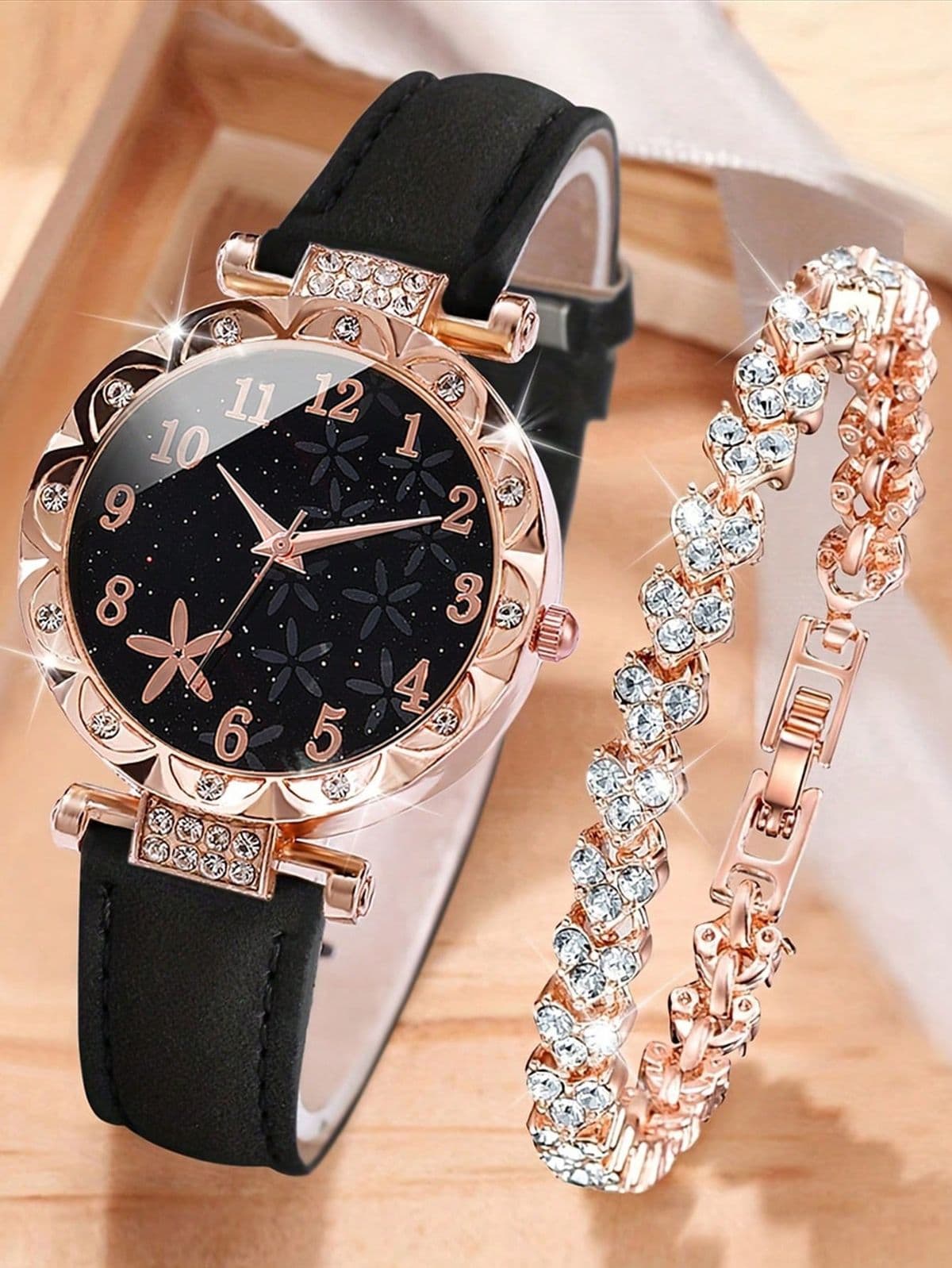 Luxury Watch & Bracelet Set